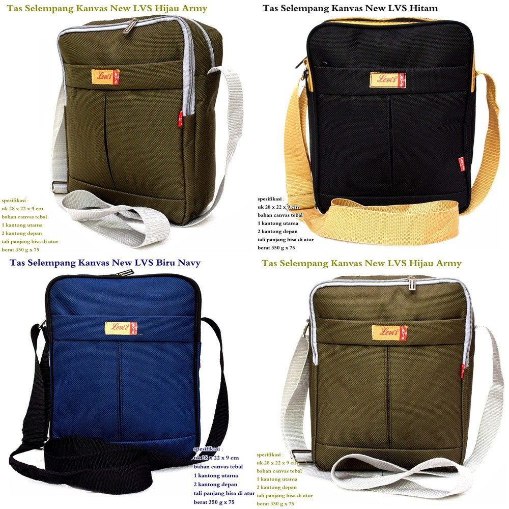  tas  pria selempang  kasual sport  canvas best seller 