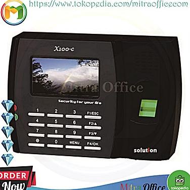 Solution X100C/Mesin Absensi/Mesin Absen/Finger Print/Absensi Kartu