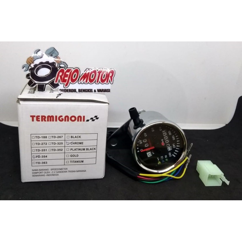 Speedometer Kilometer Motor Universal Bulat