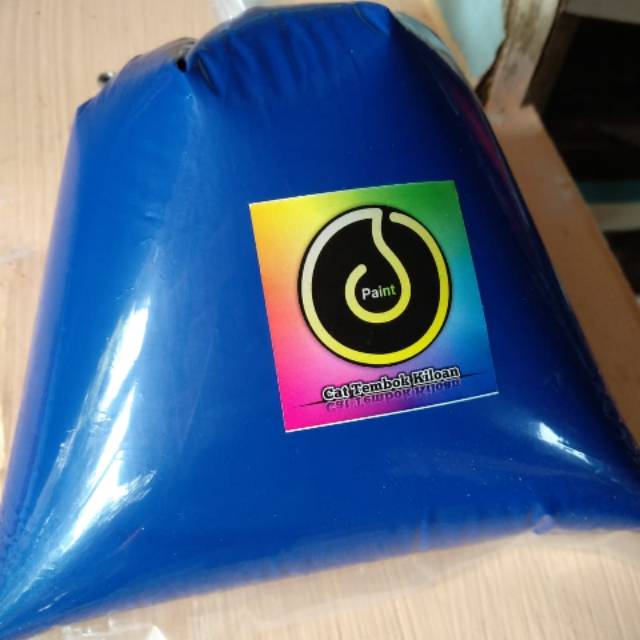 Cat tembok kiloan JPaint warna blue royal