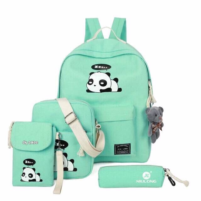 Backpack murah / tas ransel panda / ransel anak / ransel 4in1 / tas sekolah anak / ransel murah