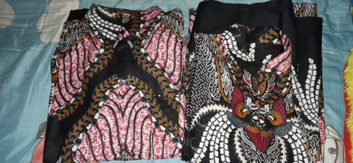 Maura Couple - Sania Ruffle Batik Couple Ori Ndoro Jowi Garansi Termurah Shopee - Batik Modern Solo