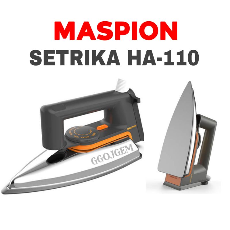 Setrika Maspion HA 110 / Automatic Iron HA110 Stainless Steel