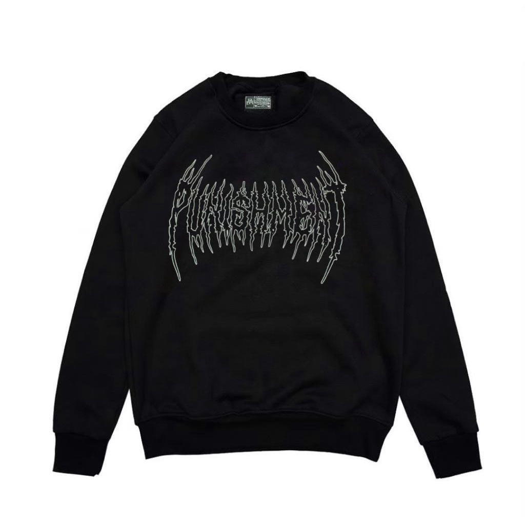 Sweater Crewneck METAL PUNISHMEN BEAR RIDE  PRIA WANITA Original Premium Distro [Bisa Cod]