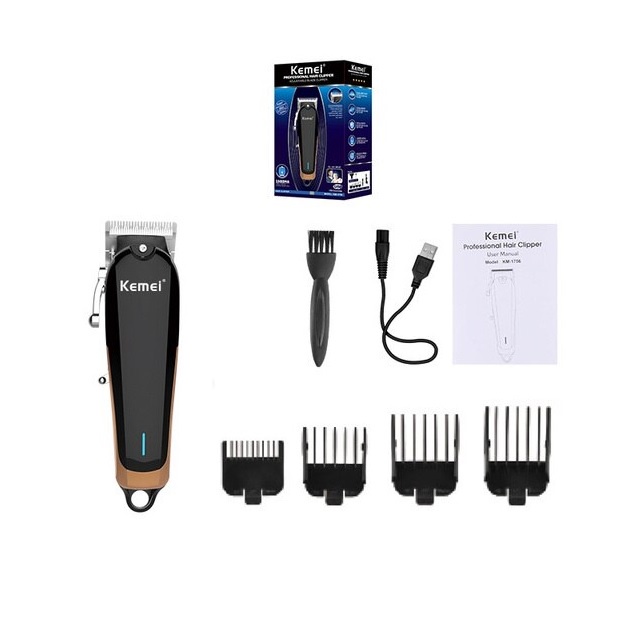 KEMEI KM-1756 - Professional Electric Hair Clipper - Alat Cukur Rambut