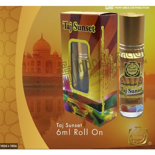 SURRATI TAJ SUNSET ROLL ON 6ML | Parfum Surrati | Bibit Minyak |  Surrati Perfumes| Original Product | Surrati Factory Holly Makkah KSA