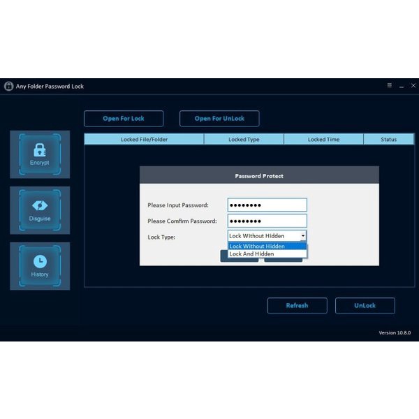 software Any Folder Password Lock