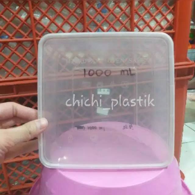 Thinwall food container 1000ml / Kotak Makan Bening / Mangkok plastik / Mangkok Bening