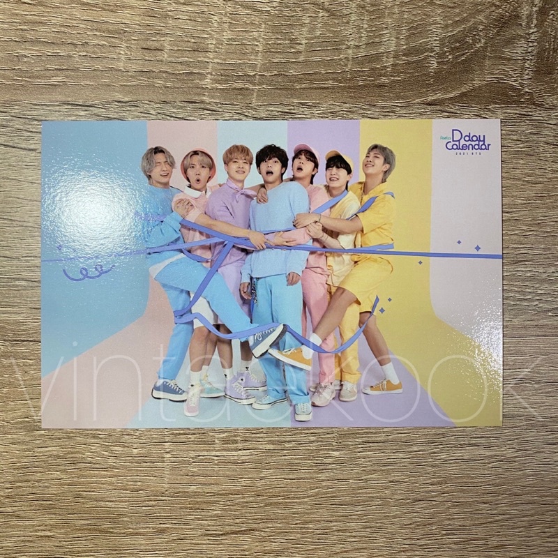 [OFFICIAL PHOTOCARD] POSTCARD FESTA THE 8TH ANNIVERSARY BTS OT7 2021