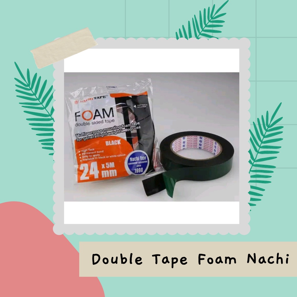 

Double Side Foam busa hijau