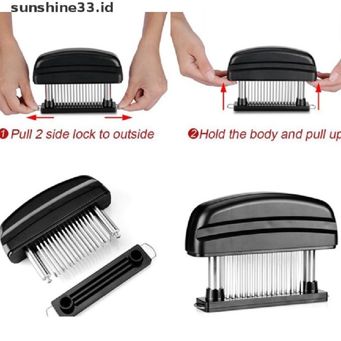 

Sunshine33 Alat Pelunak Daging Ayam / Sapi 48 Jarum Bahan Stainless Berryolshop42