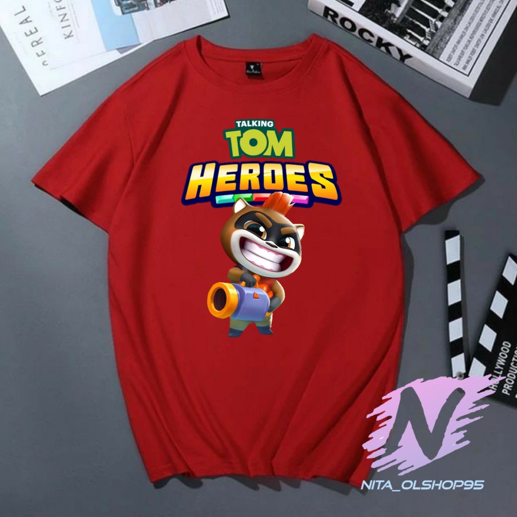 KAOS ANAK MY TALKING TOM HEROES