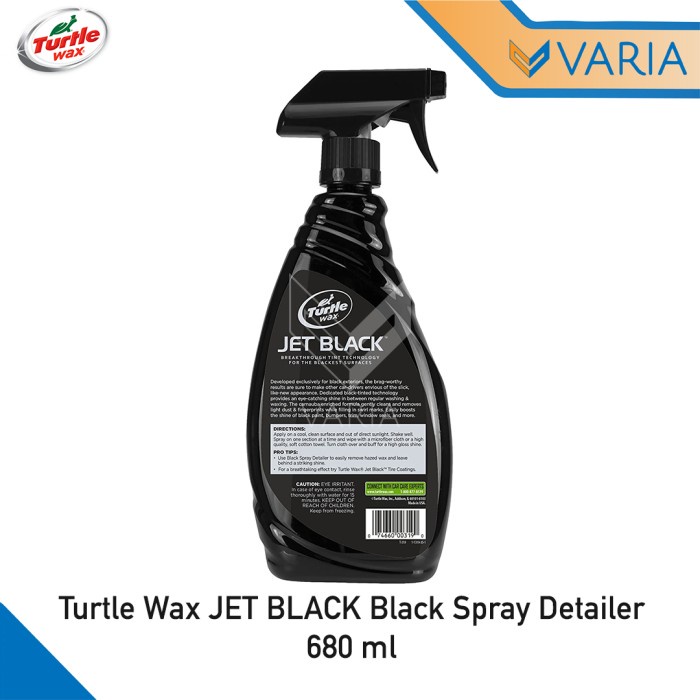 Turtle Wax JET BLACK Black Spray Detailer 680 ml Pengkilap Cat T319