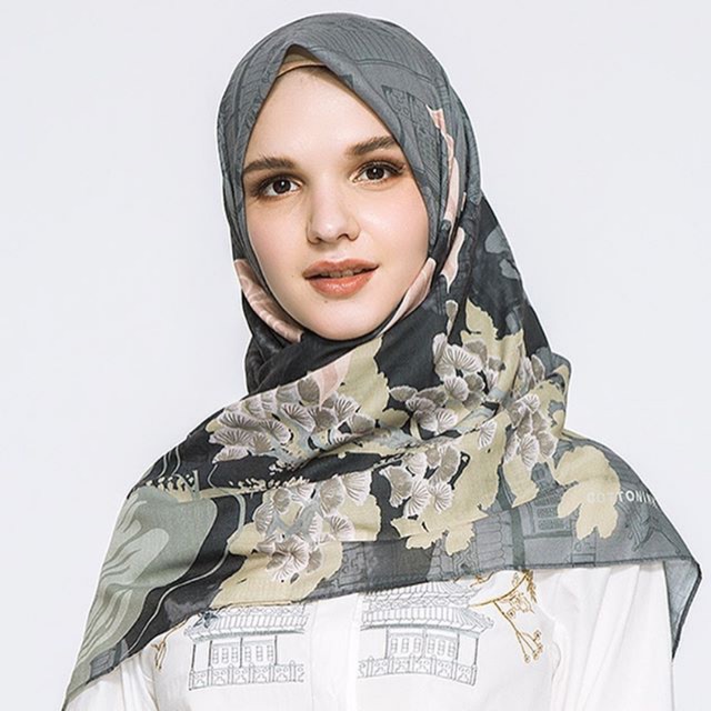 Nature Shams Scarf Ria Miranda X Cotton Ink