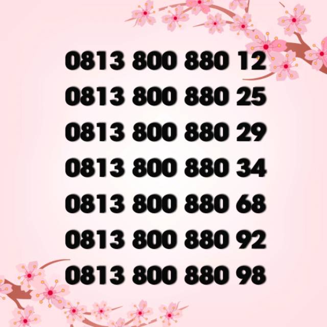 No Cantik simpati 0813 800 880 xx