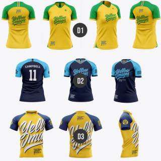Download Mockup Jersey Part 3 Shopee Indonesia PSD Mockup Templates