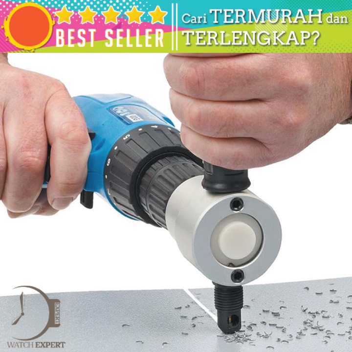 Bisa COD Mata Bor Pemotong Besi Double Head Metal Sheet Cutter 360 Degree Rotating - VOKPRO 160A