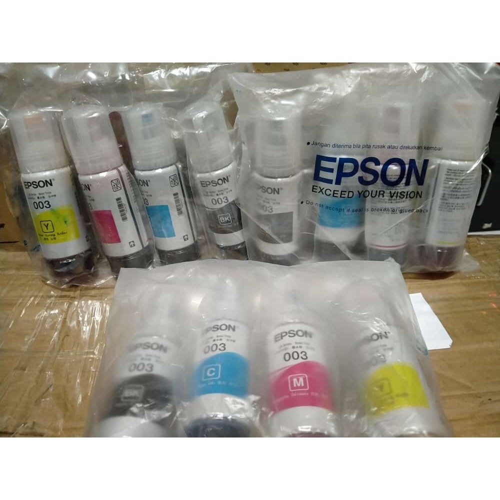 TINTA EPSON ORI 003 BLACK/003CYAN/003MAGENTA/003YELLOW