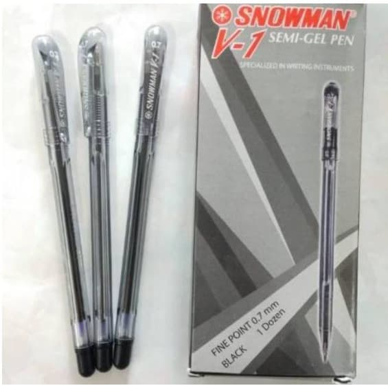 

MURAH PEN / PULPEN SNOWMAN V1 LUSINAN - Biru