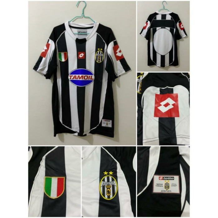 Jersey juventus home retro 2002-2003 grade ori