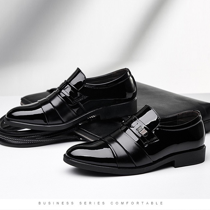 Sepatu Pantofel Pria Pantofel Hitam Pria Sepatu Pantopel Fantofel Kulit Kerja Sepatu Pernikahan