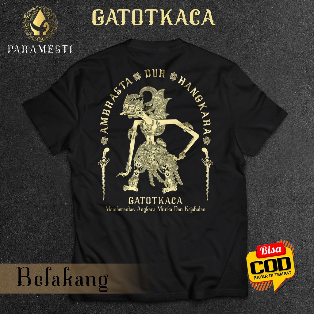 Kaos Jawa Wayang Gatotkaca