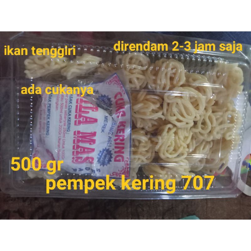 

pempek kering super + cuka kering 500 gr 707 ikan tenggiri khas Palembang pempek keriting pempek mie