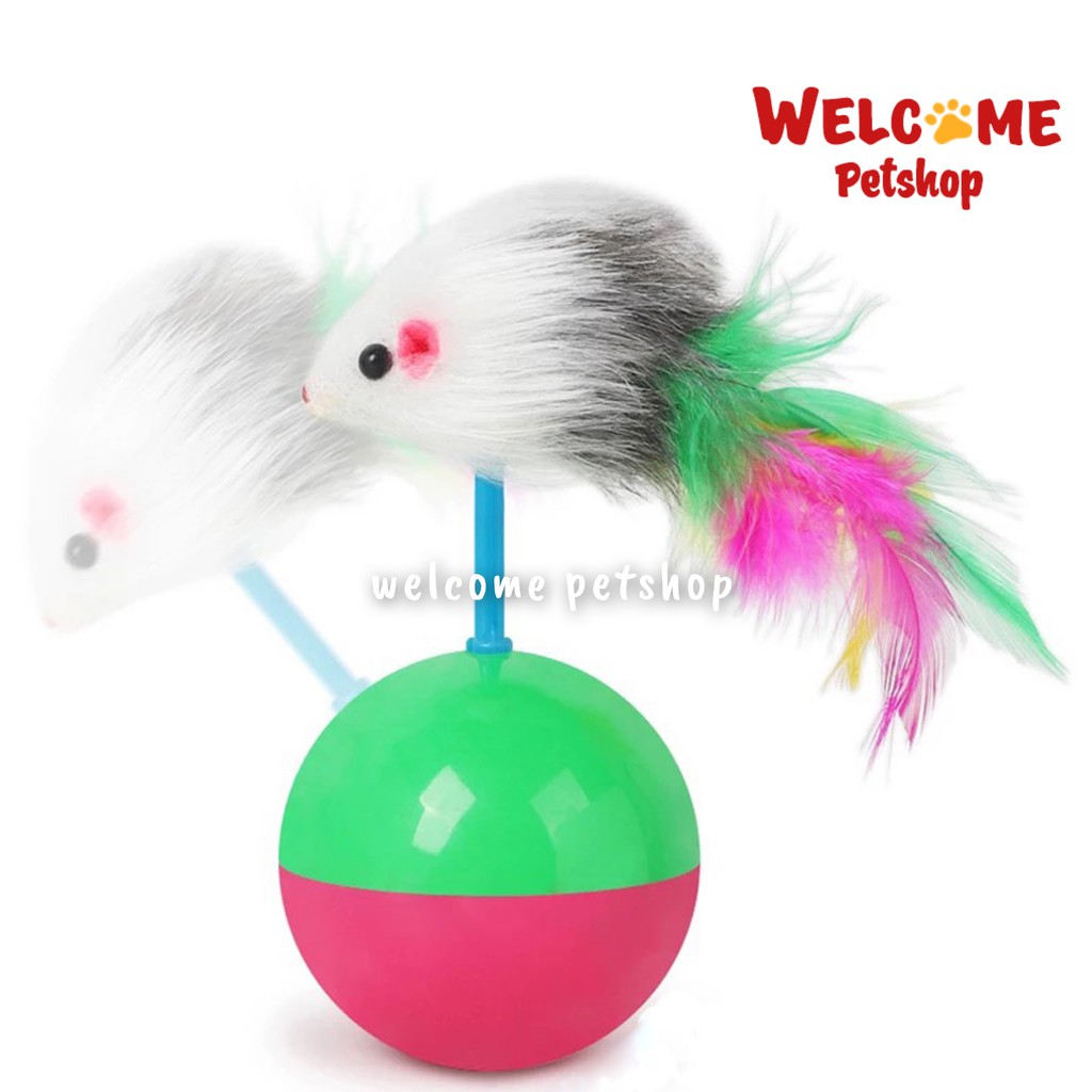 MAINAN KUCING TIKUS / BOLA TIKUS GOYANG - Cat Toy