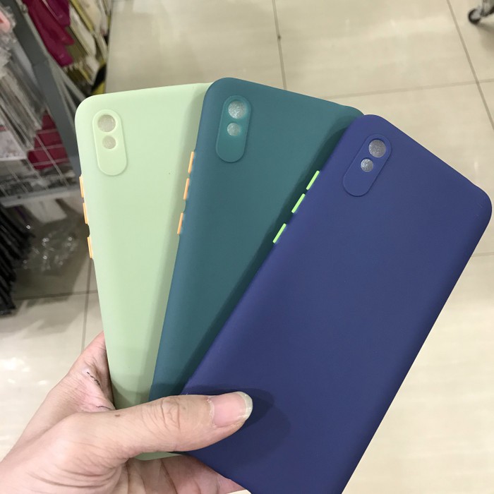 REDMI 9A PREMIUM SOFT JELLY COLOR CASE WITH CAMERA PROTECTOR