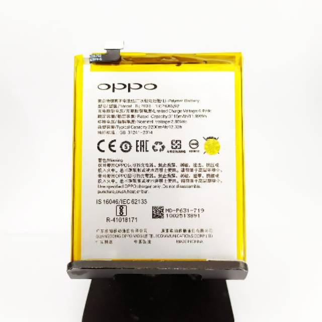 BATTERY BATERAI OPPO BLP831 F3 F5 ORIGINAL