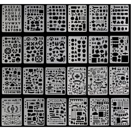 

Mudah Plastic Stencil - Drawing Template 21X15Cm A01 S/D A12 (1Pc) Trendi