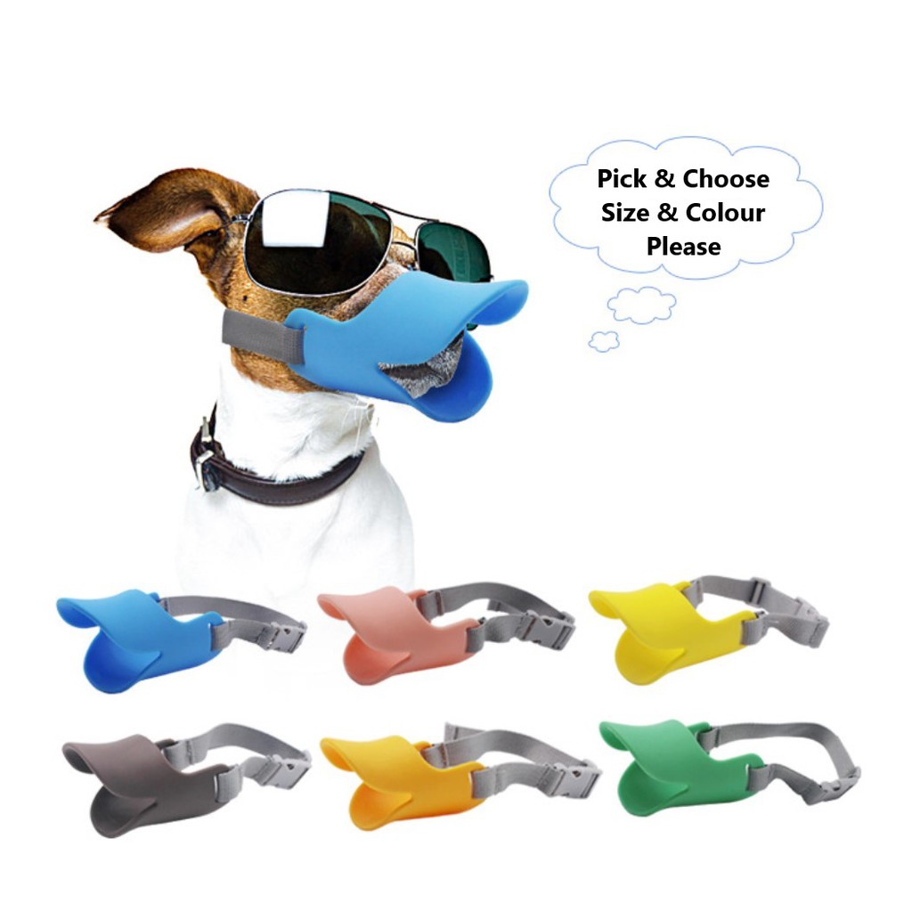 Penutup Mulut Anjing Penutup Mulut Hewan Duckbill Duck Break Silicone