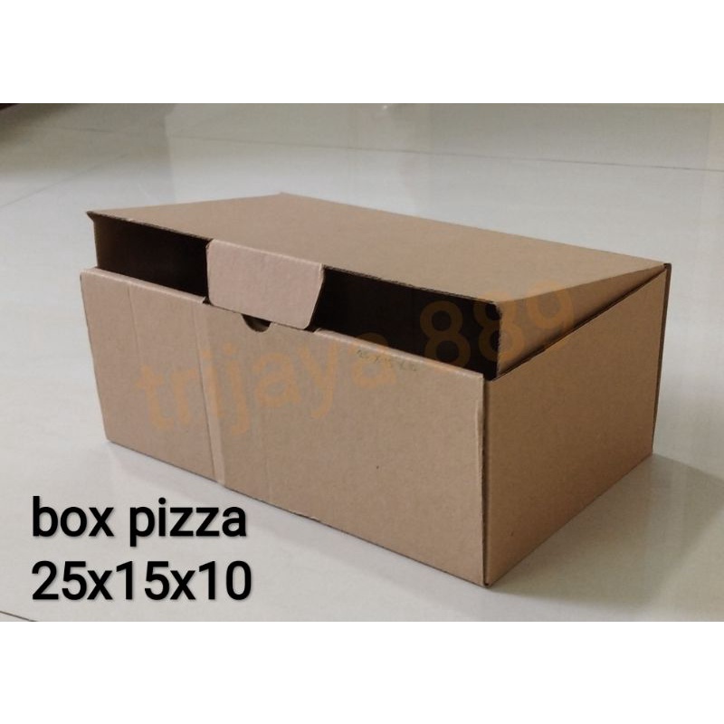 

kardus packing box pizza / diecut uk 25x15x10 PIZZA