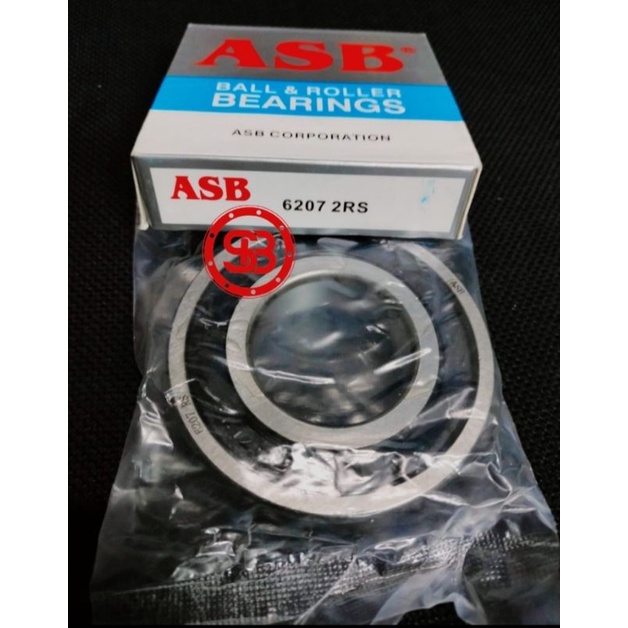 Bearing 6207 2RS ( Tutup Karet ) ASB