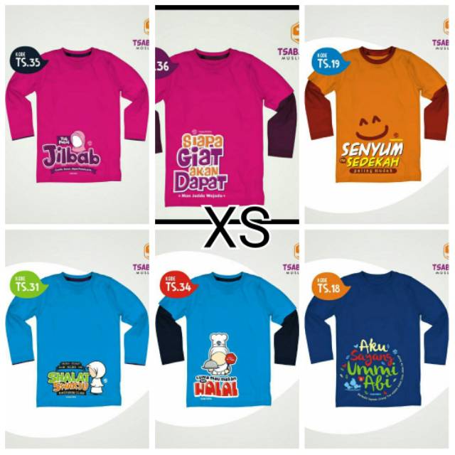 Kaos anak islami