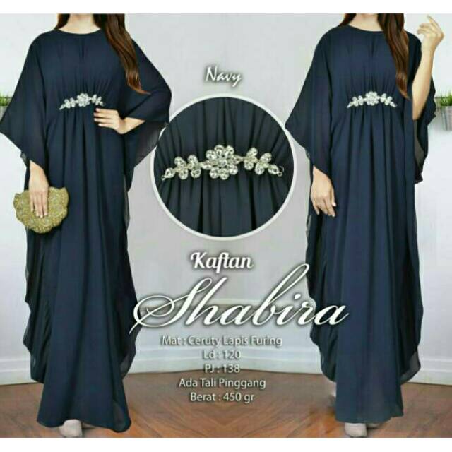 Arnis Shabira Kaftan Original New Color Busui Friendly Ceruty Babydoll