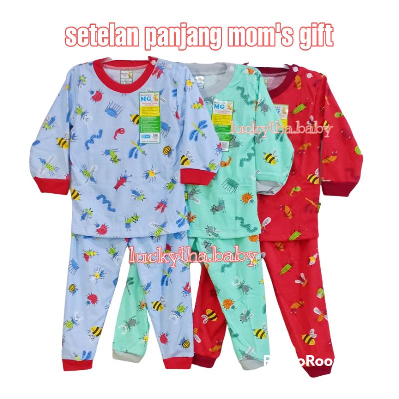 piyama bayi  MOM'S GIFT elephant S.M.L.XL/ SETELAN panjang  ANAK /baju tidur/ SETELAN BAYI MOM GIF