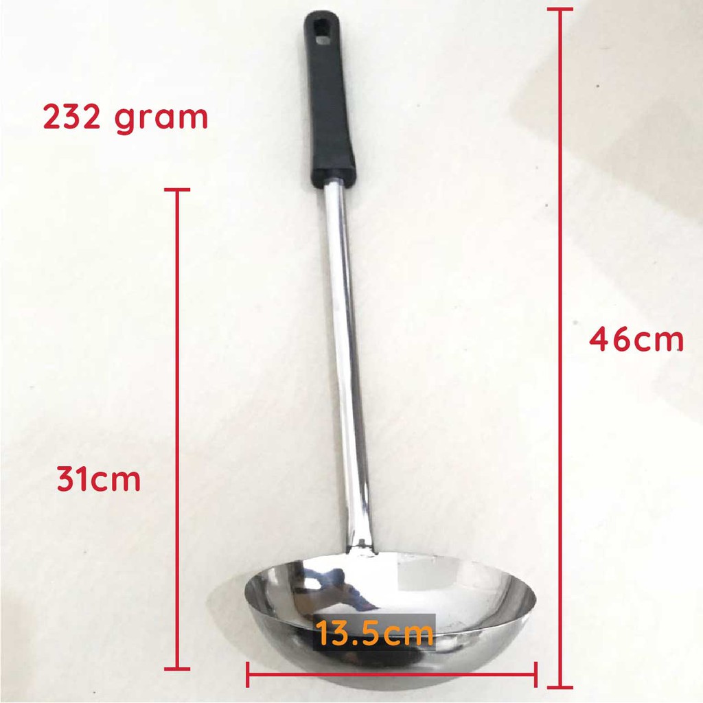 (HKD) Centong Panjang Murah / Centong Kuah Soup/ gagang plastik