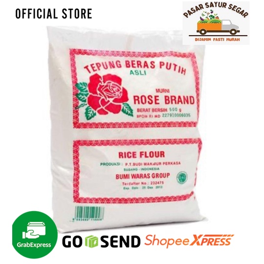 

Rose Brand Tepung Beras 500gr ECER
