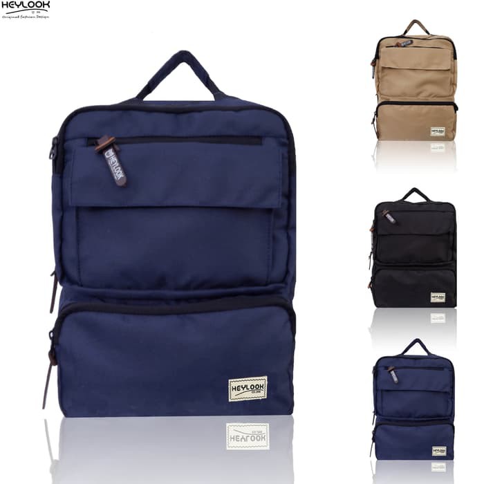 TAS SELEMPANG MULTIFUNGSI RANSEL PUNGGUNG BACKPACK LAPTOP PRIA WANITA SLIM BAG  ANTI AIR MURAH