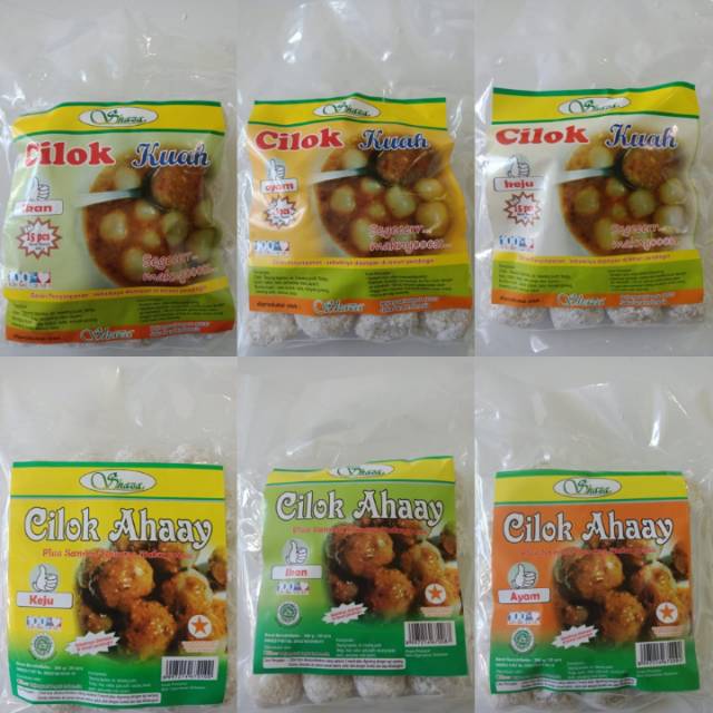 

Cilok ahaay isi ikan bumbu kacang