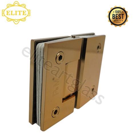 +++++] Engsel Pintu Kaca Shower Hinge 43/101 Glass to Glass 180 Rose Gold