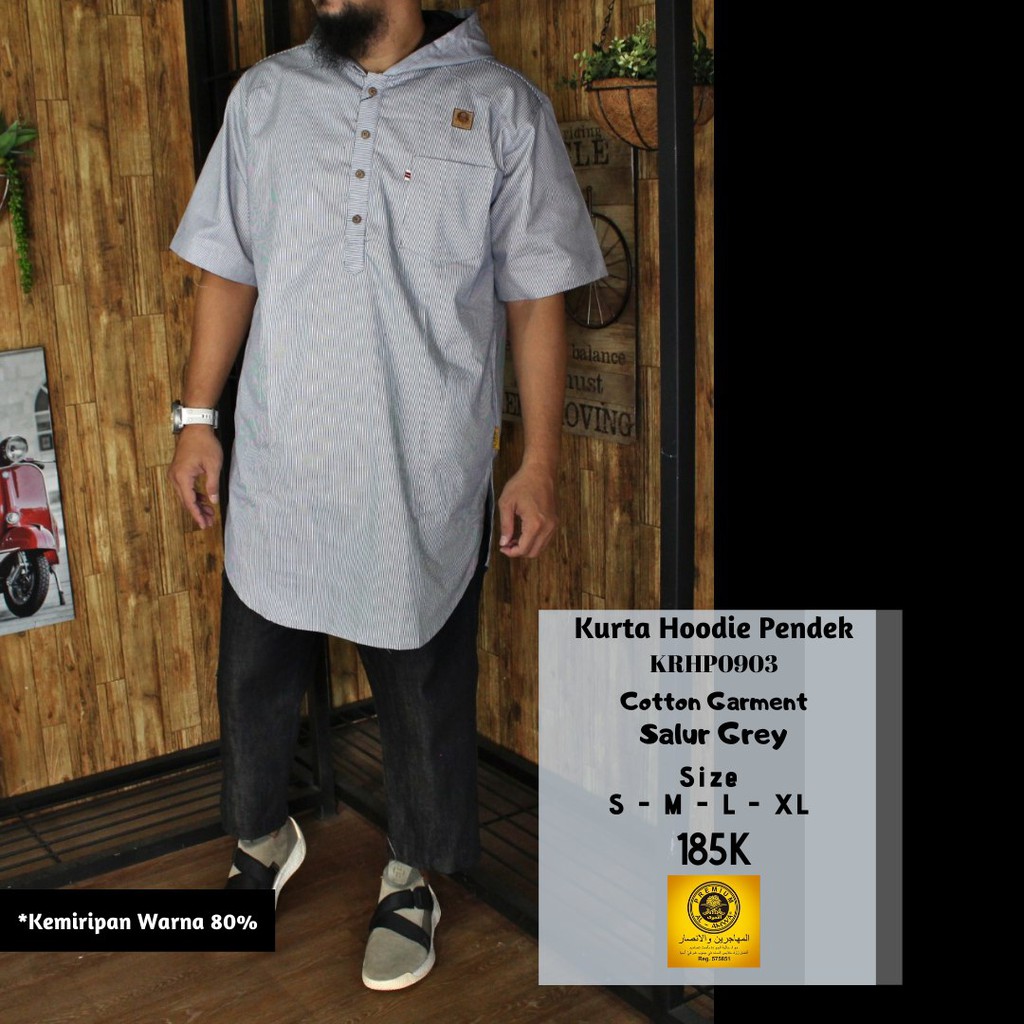 KURTA HOODIE PENDEK AL AMWA