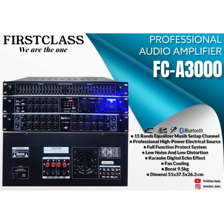 Mixer Amplifier Firstclass fca3000 FCA3000