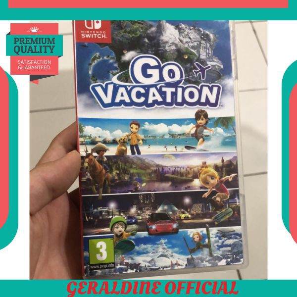 TERBAIK Kaset Nintendo Switch GO VACATION Second Bekas Mulus English