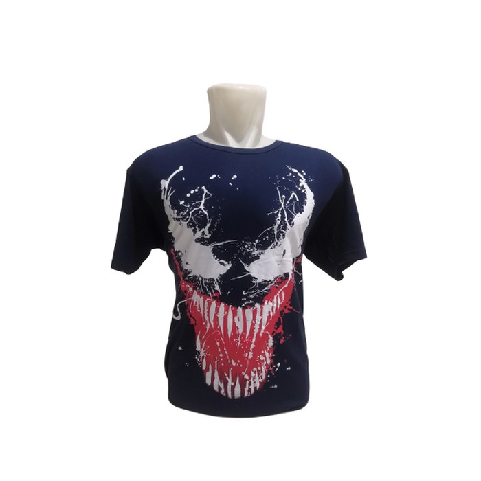 Kaos Big Size Venom Logo Baju Jumbo XL-XXXL Pria Dewasa Superhero Rhymes Import