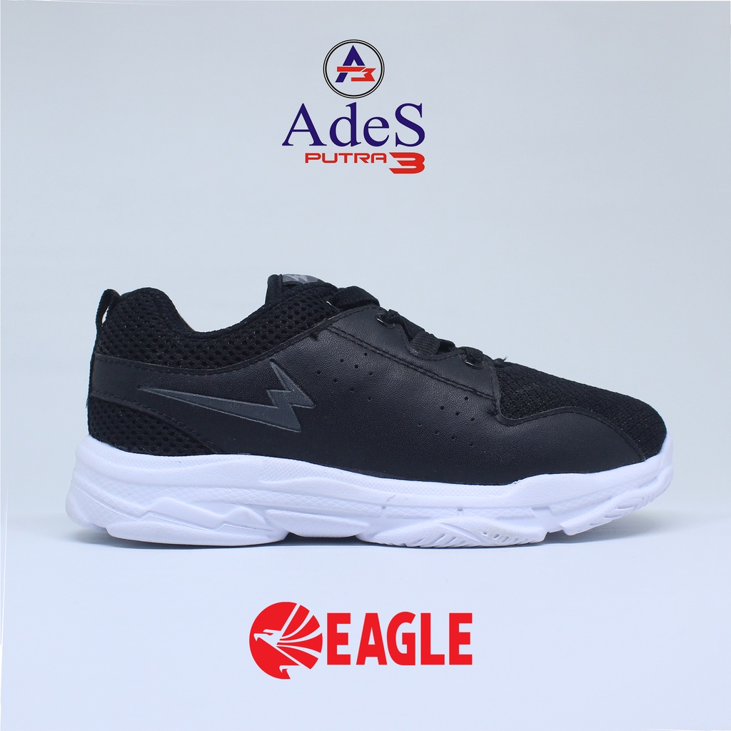 Sepatu Eagle Vncant Jr Hitam/Putih – Sepatu Sekolah