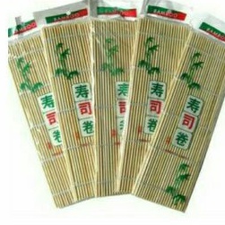 

Bamboo sushi mat white ukuran 27cmx27cm