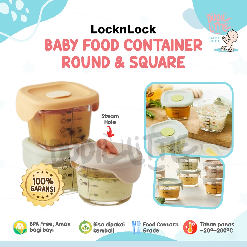 Lock n Lock Baby Food Container ORI Mpasi Garansi 100%