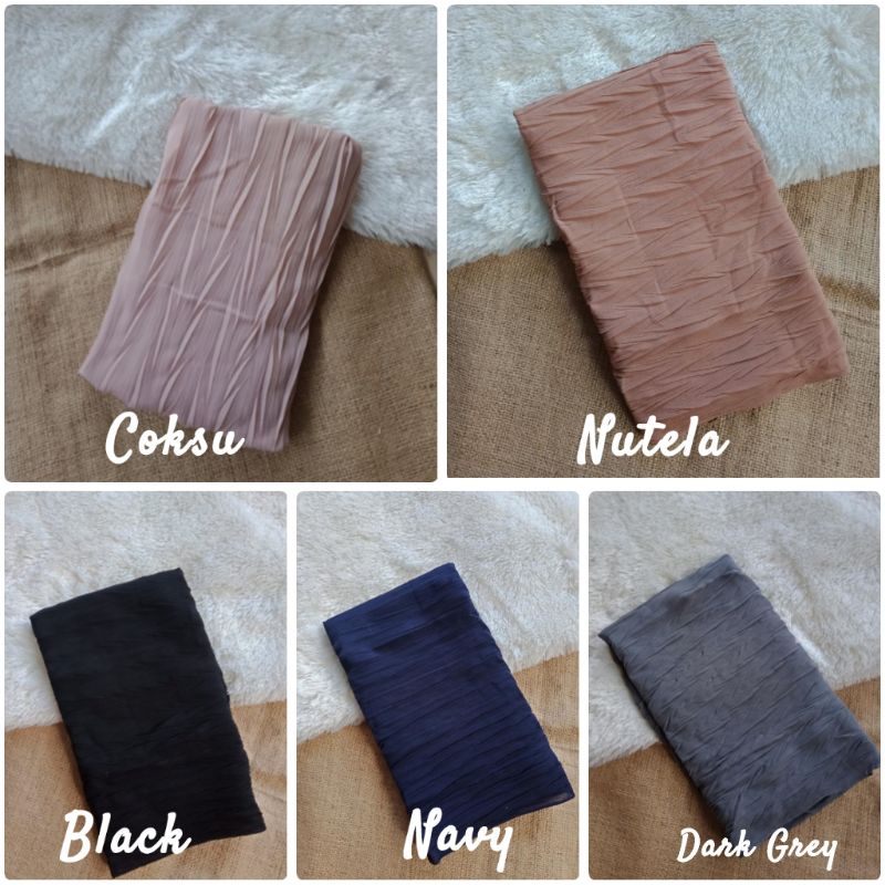 PASHMINA PLISKET FULL PADI